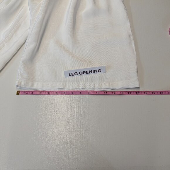 NWT Endless Rose Size Small Winter White Palazzo Capris - Picture 12 of 16